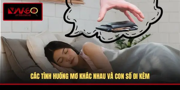 Các tình huống mơ khác nhau và con số đi kèm